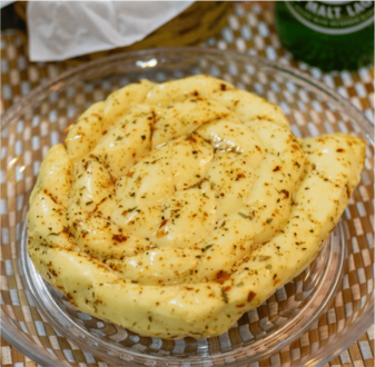 Trança Caracol Mussarela com Ervas finas