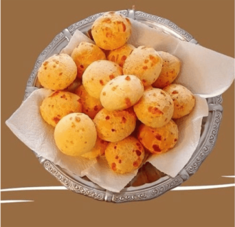Pão de Queijo recheado com Requeijão e Frango