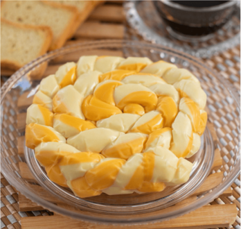Trança Caracol Mussarela e Cheddar