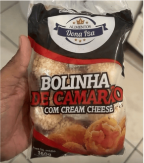 Bolinha de Camarão com Cream Cheese